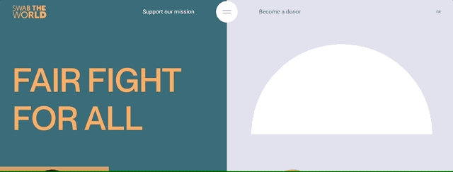 Swab The World has a unique frontend