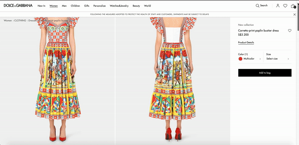 product detail page image examples