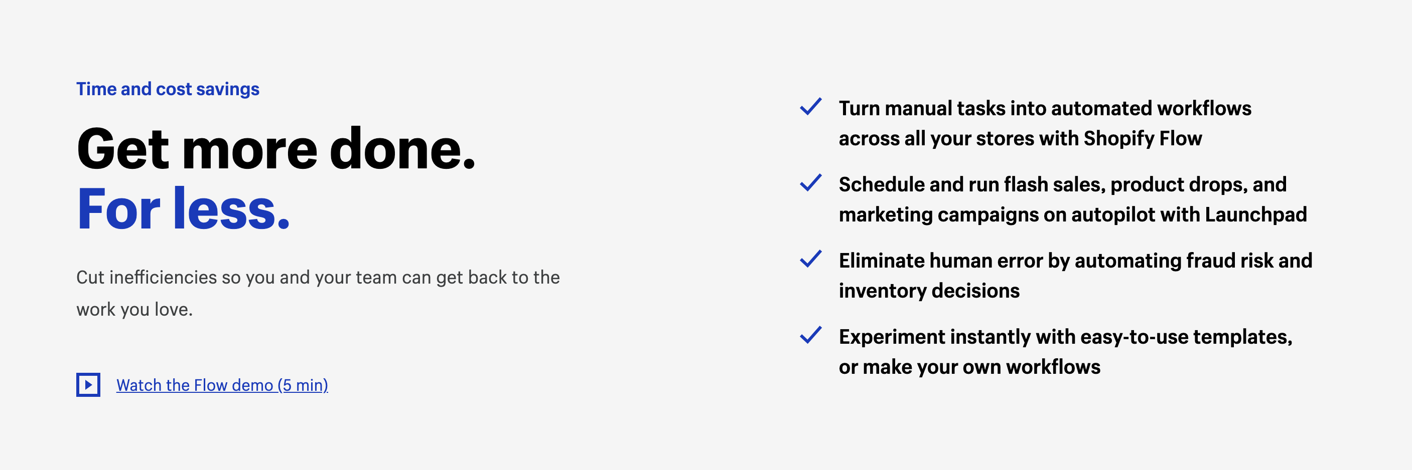 Benefits of Shopify Flow 