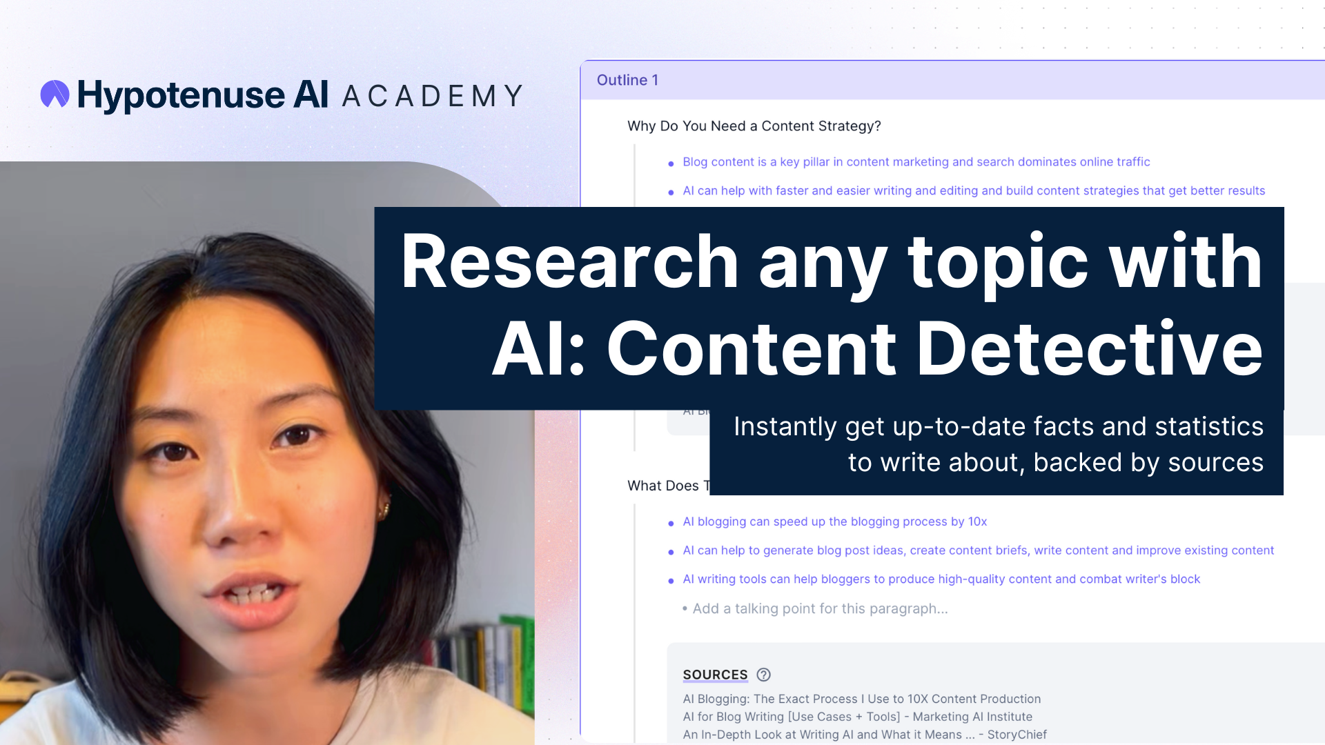 Generative AI can often get facts and statistics wrong. Learn how to research for real-time, factual talking points to help AI learn on the go.